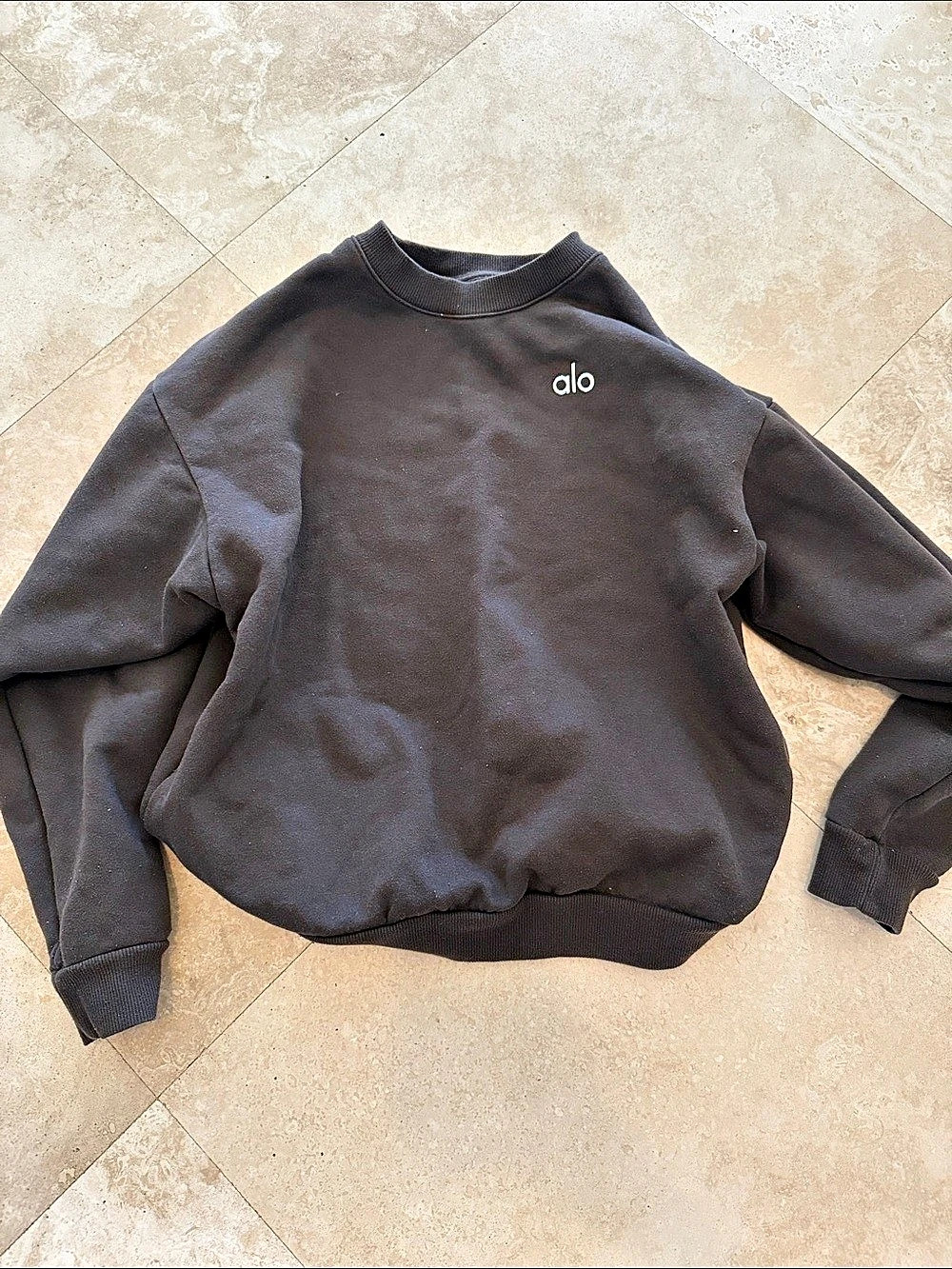 Alo accolade hoodie brown S